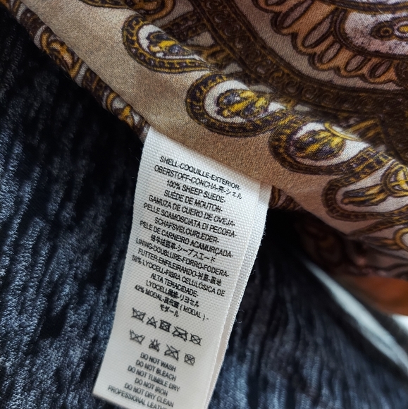 🌸Free People Suede Leather Jacket XS - Picture 9 of 11